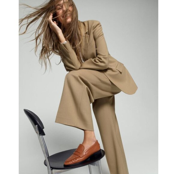 ATP ATELIER Airola Penny LOAFERS Flats 6 Brandy Brown Nappa Leather NEW $590 - Picture 15 of 15